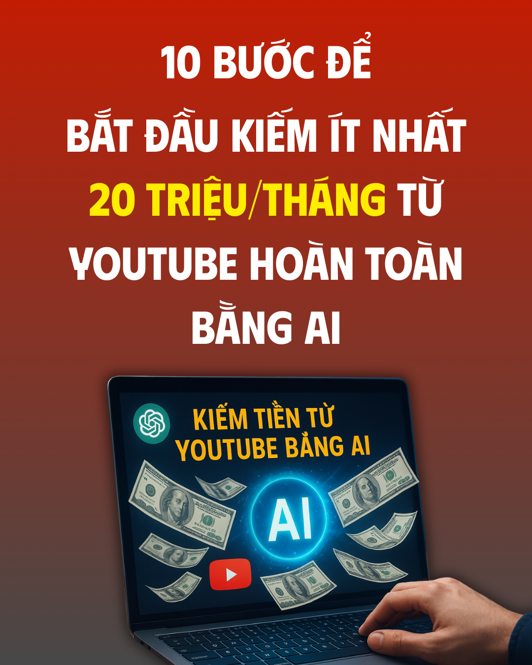 Kiếm tiền từ YouTube bằng AI